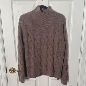 Haven cashmere Soft Brown Knit Sweater size XS